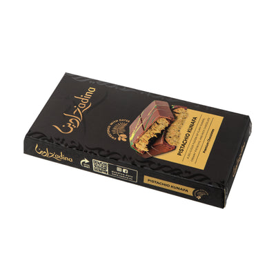 Date Sweetened Pistachio Kunafa Chocolate Bar - 195g